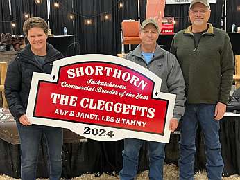 Shorthorn show at Canadian Western Agribition